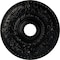 Ekena Millwork Rose Ceiling Medallion (Fits Canopies up to 7 1/4"), 18"OD x 3 1/2"ID x 1 1/2"P, Jet Black CM18ROBLF - alternate 1